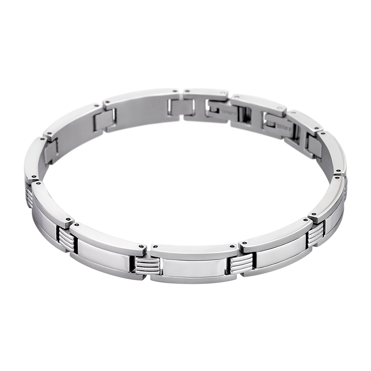 Pulsera Lotus Style LS1589-2/1 de eslabones lisos en acero inoxidable