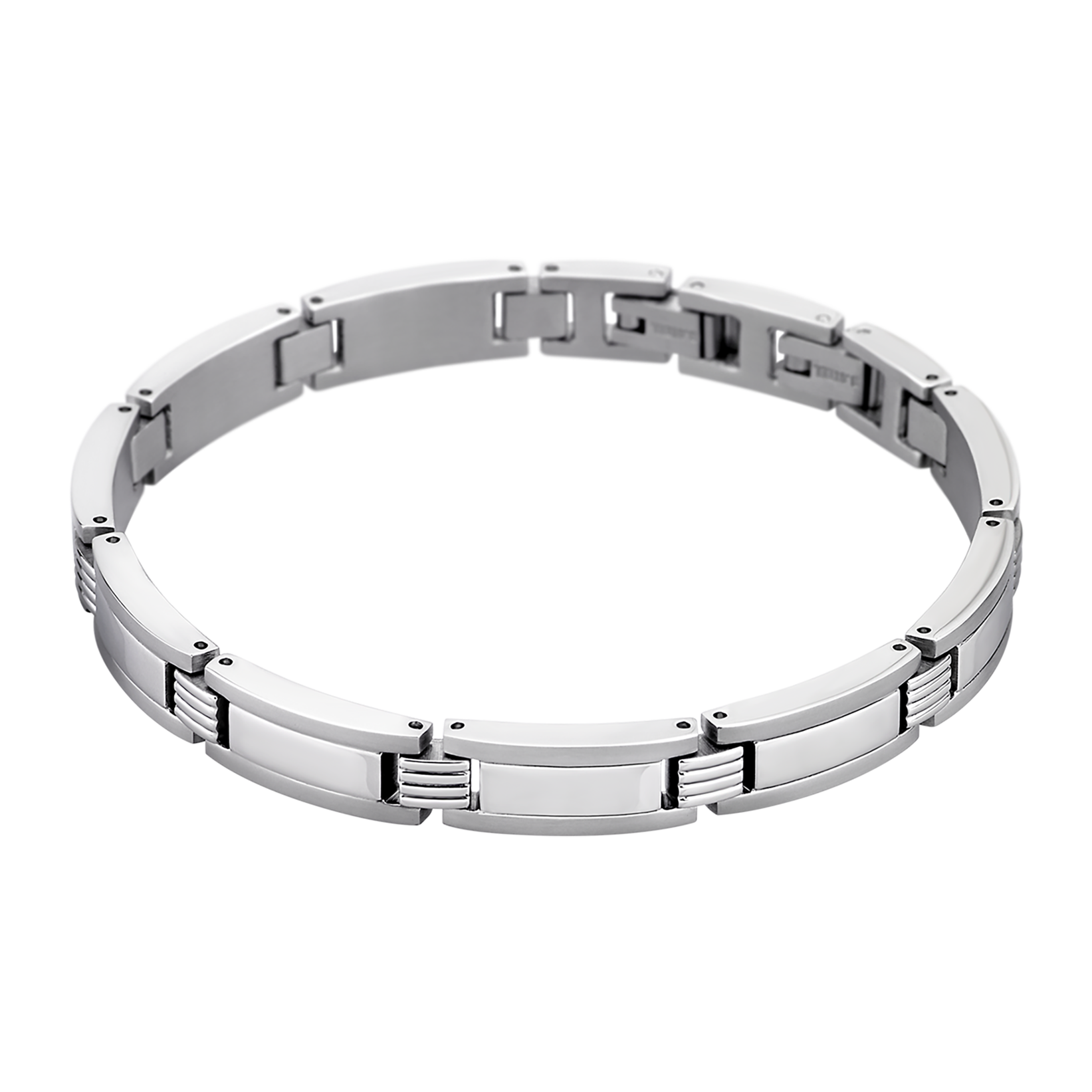 Pulsera Lotus Style LS1589-2/1 de eslabones lisos en acero inoxidable