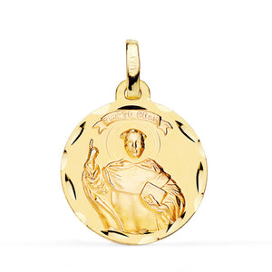MEDALLA DE ORO IMAGEN DE SAN VICENTE FERRER