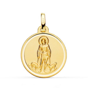 MEDALLA DE ORO 18K SAN LÁZARO