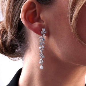 Pendientes plata novia 18125-a