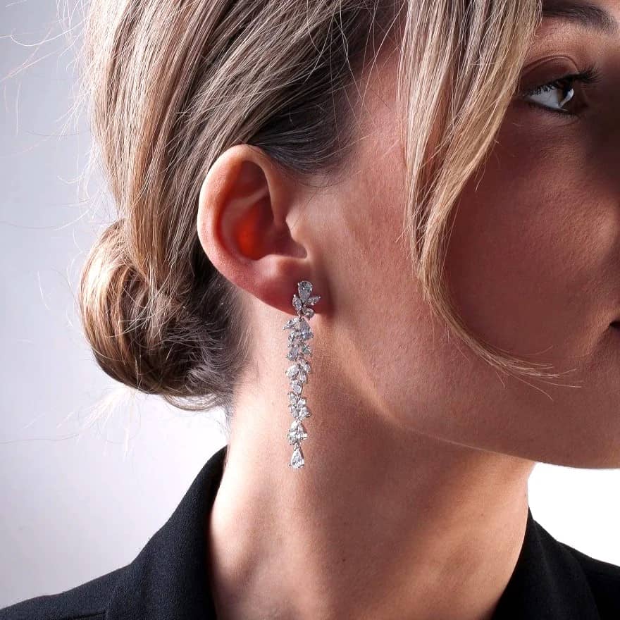 Pendientes plata novia 18125-a imagen