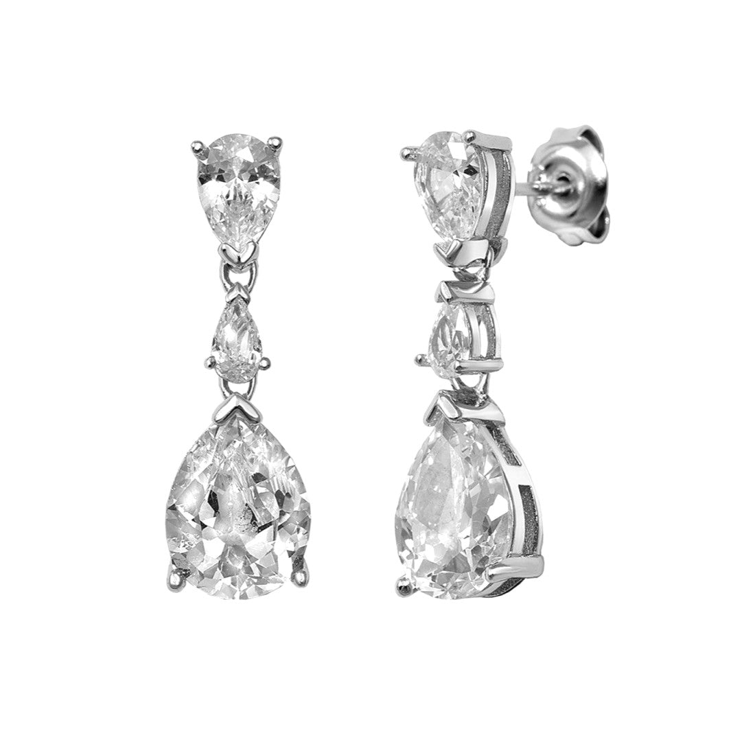 108-PEN-P1001B pendientes plata