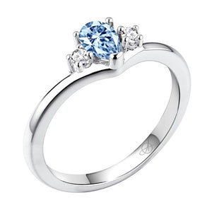 Anillo plata 925 tiara pico