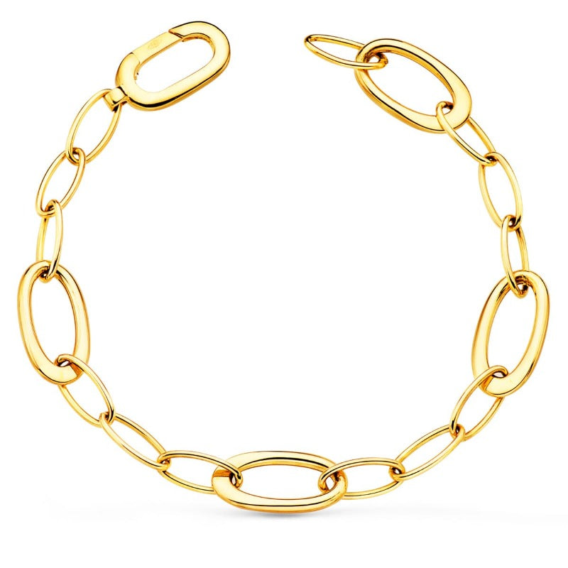Pulsera de oro 18k eslabones 8,5 grs.