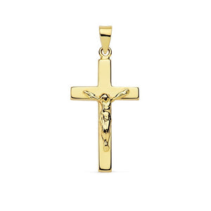 18K CRUZ CRISTO. 22X12 MM