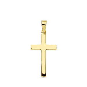 18K CRUZ LISA PALO RECTANGULAR. 22X12 MM