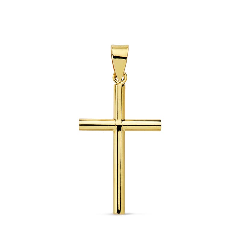 Cadena en oro con cruz para nio primera comunion