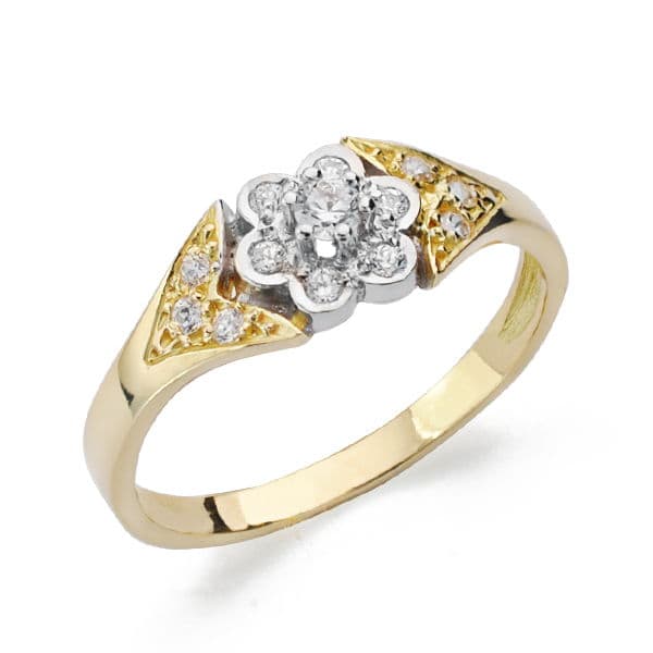 Anillo comunión bicolor