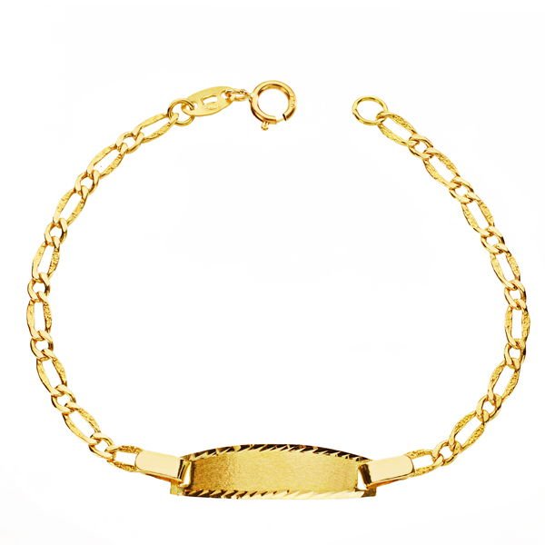 Pulsera de oro 18k bebé 14cm