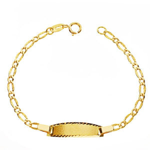 Pulsera de oro 18k bebé 13cm