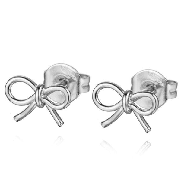 Pendientes de plata 925 lazo