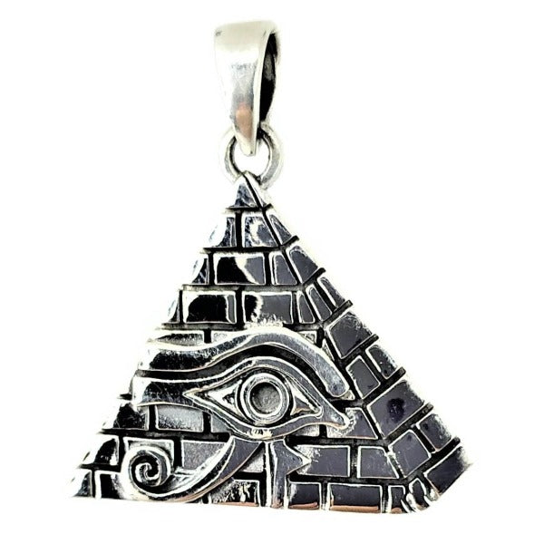 Colgante de plata pirámide