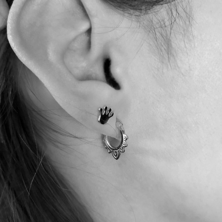 Pendientes De Plata 925 De Flor Solar - Tachuelas, Color Plata, Regalo Mujeres Y Niñas, Reino Unido