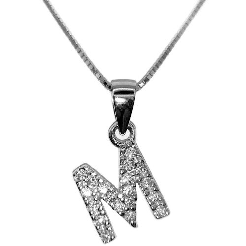 Colgante en plata de ley con circonitas