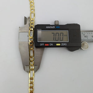Cadena de oro de ley 18k cubana 60cm, 18,4 gramos anchura