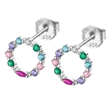 Brincos pequenos de prata 